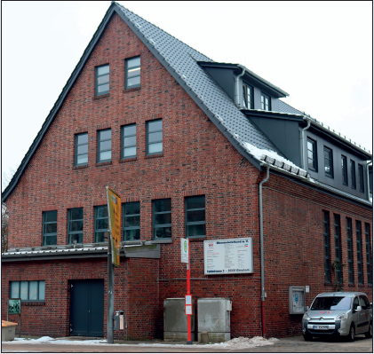 Geschäftsstelle des Einwandererbundes e.V. in der Feldstraße 3 in Elmshorn