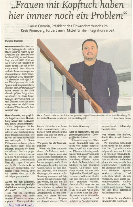Titelseite: Frauen mit Kopftuch haben hier immer noch ein Problem