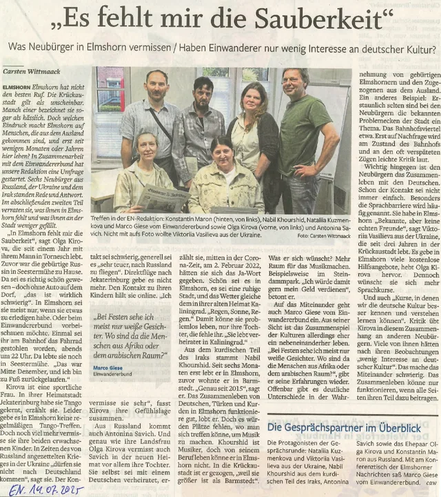 Vorschau: "Es fehlt mir die Sauberkeit" - Interview Teil 2