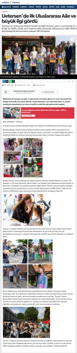 Vorschau: Uetersen'de ilk Uluslararası Aile ve Çocuk Festivali büyük ilgi gördü