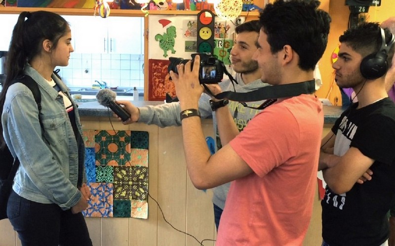 Einblick aus DAZ- Projekt Film(lern)statt für Kinder